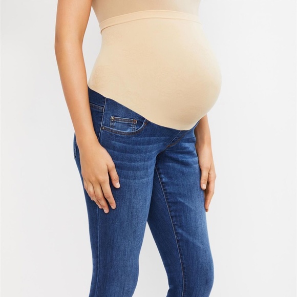 Motherhood Maternity Denim - Motherhood Maternity Skinny Jeans Wide Band Medium